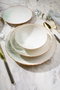 Hermia GBSATN24Y4R319320 Vajilla de Porcelana 24 Piezas Apta Lavavajillas Microondas Elegante Sofisticada Ideal Regalo